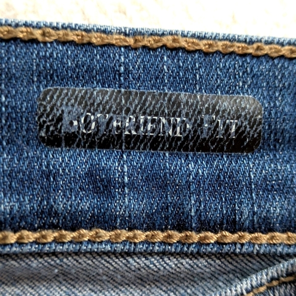 Judy Blue Women's Boyfriend Jeans in Blue 9 - Picture 6 of 14